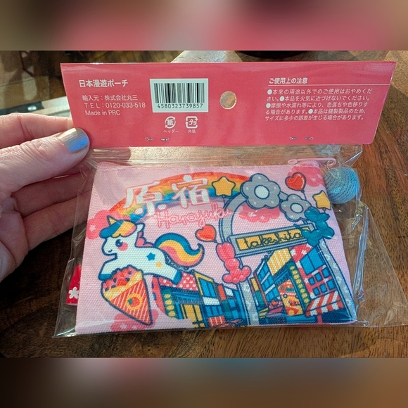 Adorable, vibrant makeup purse / coin purse / zipper pouch - Picture 3 of 7